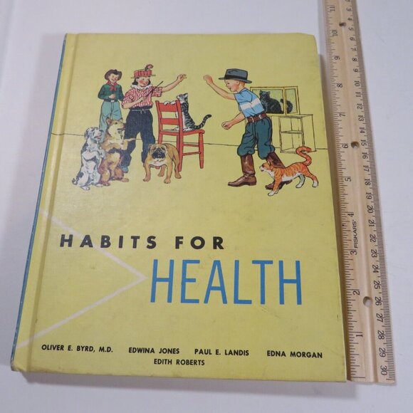Habits for Health 1963 Hardback School Textbook - Picture 3 of 16
